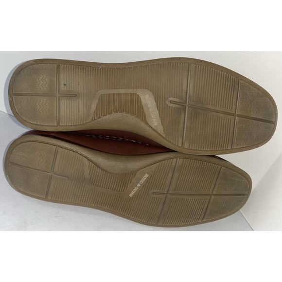 Rodd and Gunn Soft Leather Brown Mens Woven Loafer Size‎ 46 US 12 Slip On - Picture 6 of 10